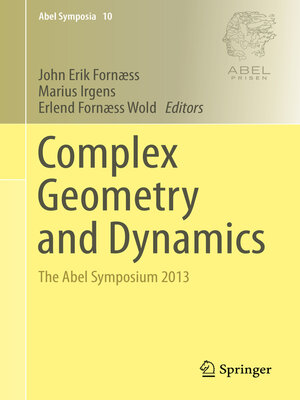 cover image of Complex Geometry and Dynamics